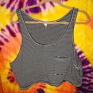 AMERICAN APPAREL CROP TANK TOP
